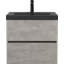 Meuble-lavabo simple 24 po avec comptoir en quartz