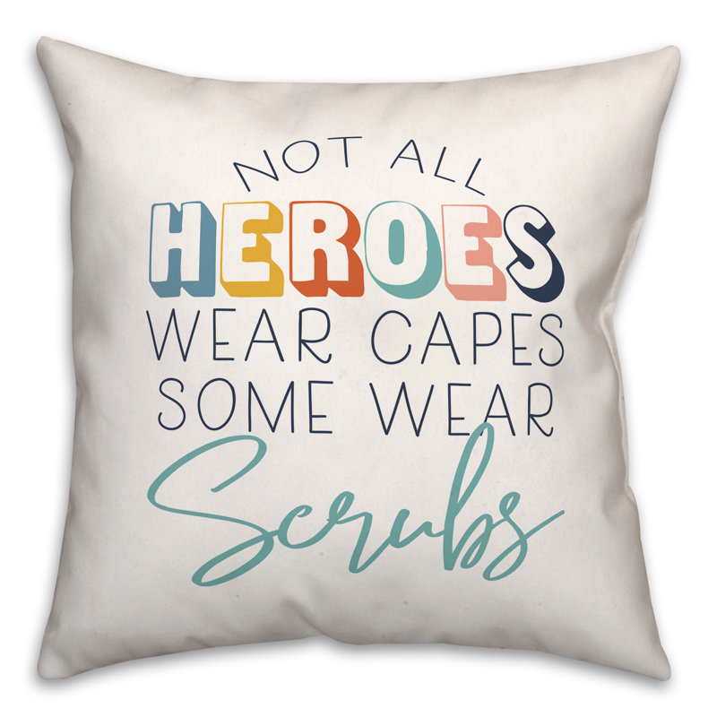 Coussin décoratif n’capes pas tous les héros d’usure