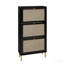 Range-chaussures 3 portes en rotin, moderne - standard