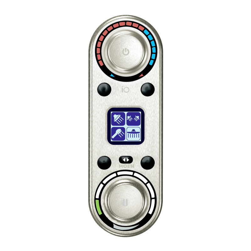 Vertical Spa Digital Control, Brushed Nickel