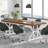 Taneja Metal Base Dining Table-604860296-608549036