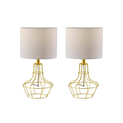 Lampe de table en métal Wadaan