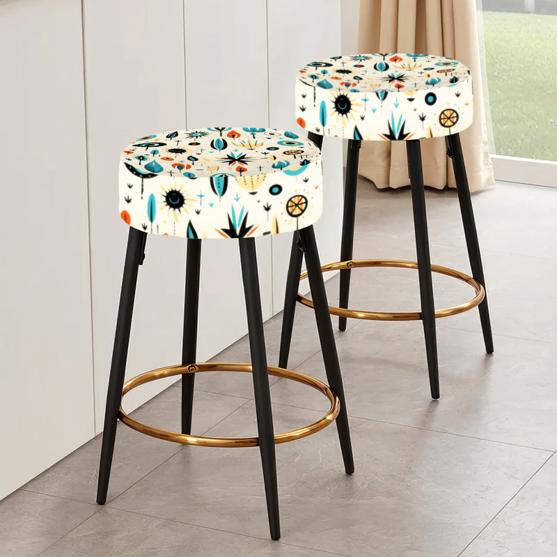 Ensemble de 2 tabourets géométriques Nomho