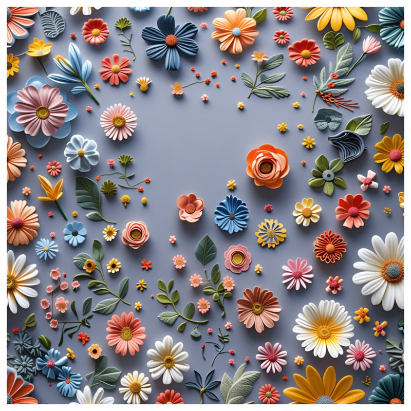 Édredon floral avec literie bohémienne, Lit simple