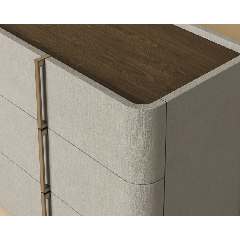 JAMILLE 6 - Drawer Dresser, Ivory