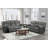 Cappella Transitional Microfiber Power Reclining 2-Piece Living Room Set with Classic Nailhead Trim, Pocket Coils-2070570064-2033436338