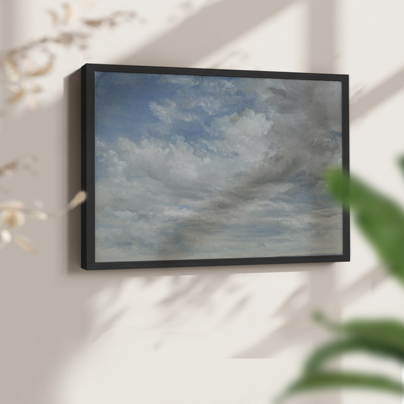 Paysages rétro-Cccxix - reproduction encadrée, Noir, H 16 po x l 20 po