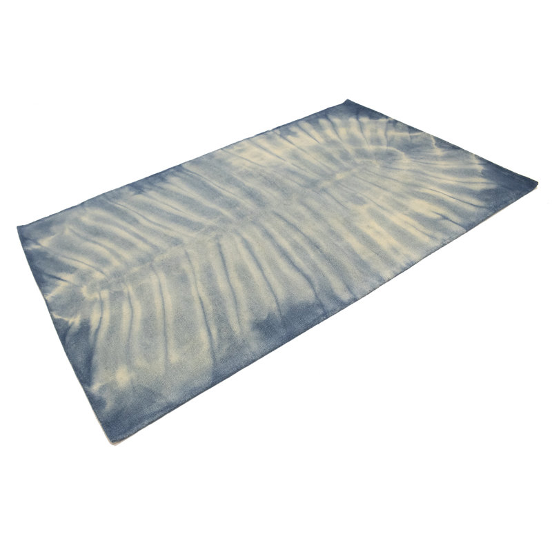Tapis oriental bleu 5 x 8