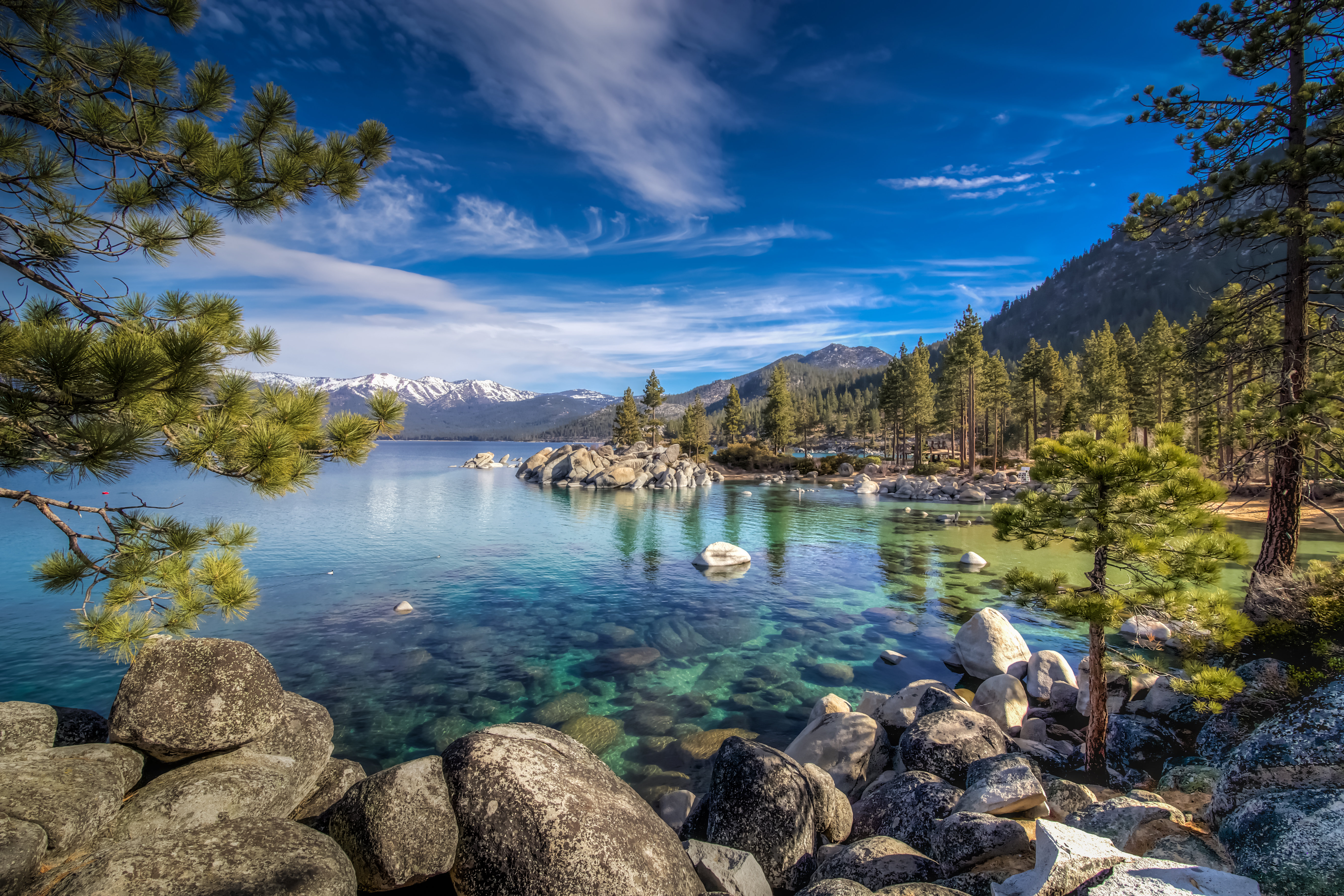 Fishing House by The Lake I - Unframed Print On Wood Millwood Pines Size: 12 H x 20 W x 1 D