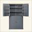 Grande armoire de rangement autoportante avec 2 tiroirs, 2 tablettes réglables, 8 tablettes de porte pour la cuisine, la salle à manger-129580982