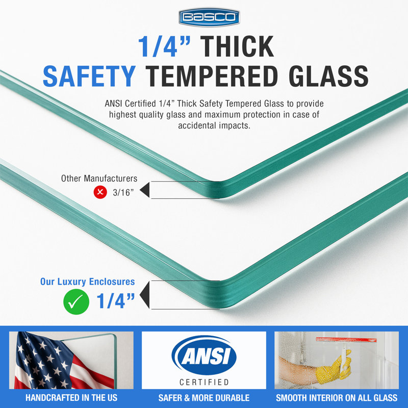 Infinity 34" x 66" Pivot Semi-Frameless Shower Door, Oil Rubbed Bronze, Clear