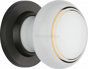 White/Matt Bronze