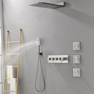Système de douche complet avec jets de corps