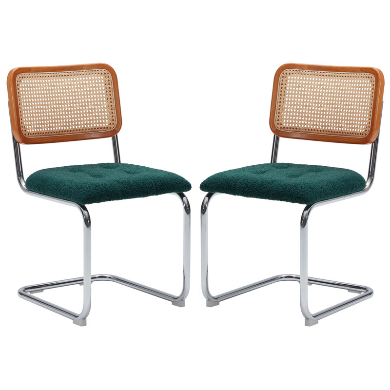 Chaises de salle à manger robustes et modernes, conception en velours métallique, cuisine élégante