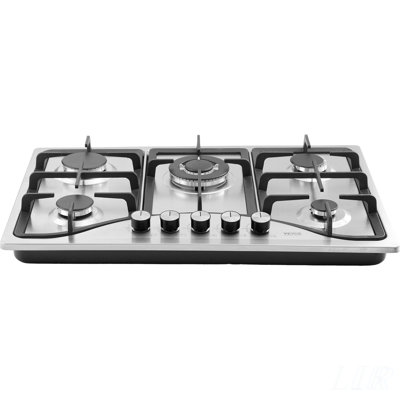 Powerful 30 Inch 5 Burner Gas Cooktop with High Efficiency, LPG/NG Convertible and Thermocouple Safety