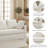 Wide Arm Upholstered Slipcovered Sofa-1907611571