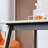 1.6M Modern Stone Rectangular Dining Table With Reinforced Metal Base For Home Use-201335291