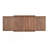 Walnut Finish Dining Table W/ Extension Leaf