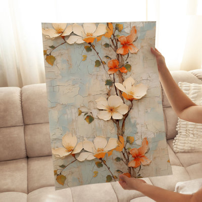 Floral Flowers and Paint VI Asian Unframed Art Print