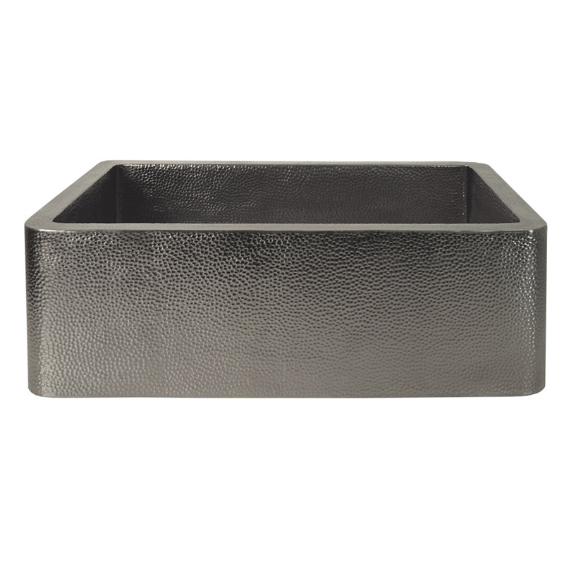 30" L x 19" W Apron Kitchen Sink, Brushed Nickel