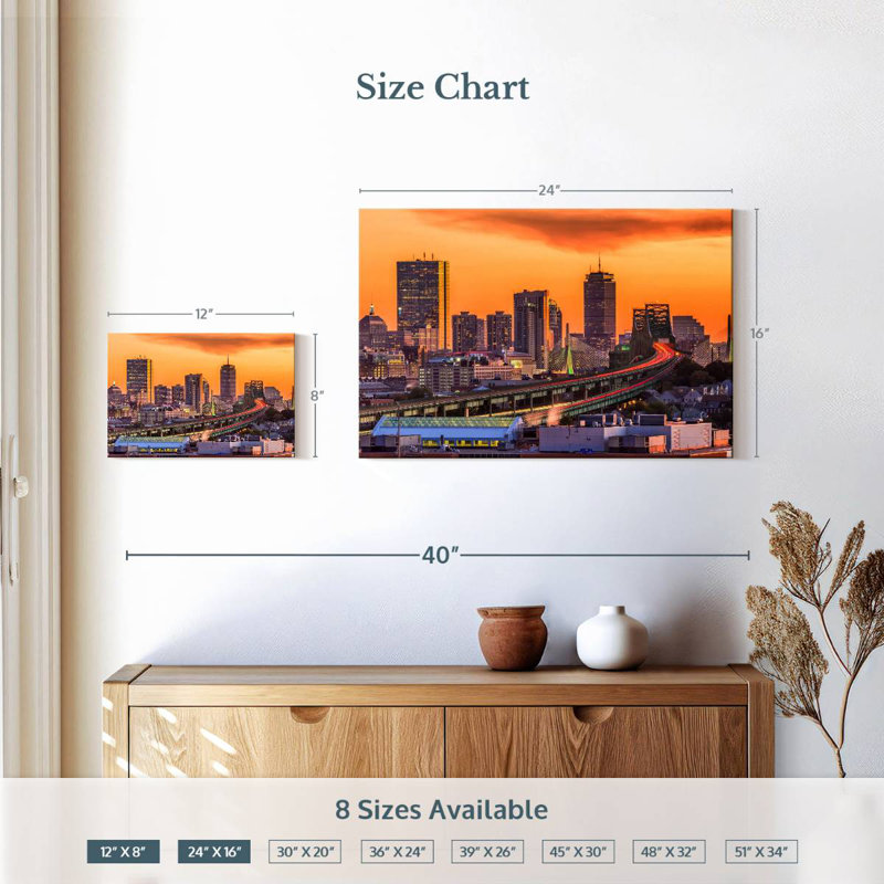 Sirci Boston Sunset Drive, H 16 po x l 24 po