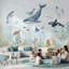 Papier peint sous l'eau Marine Life-710672153-710672152