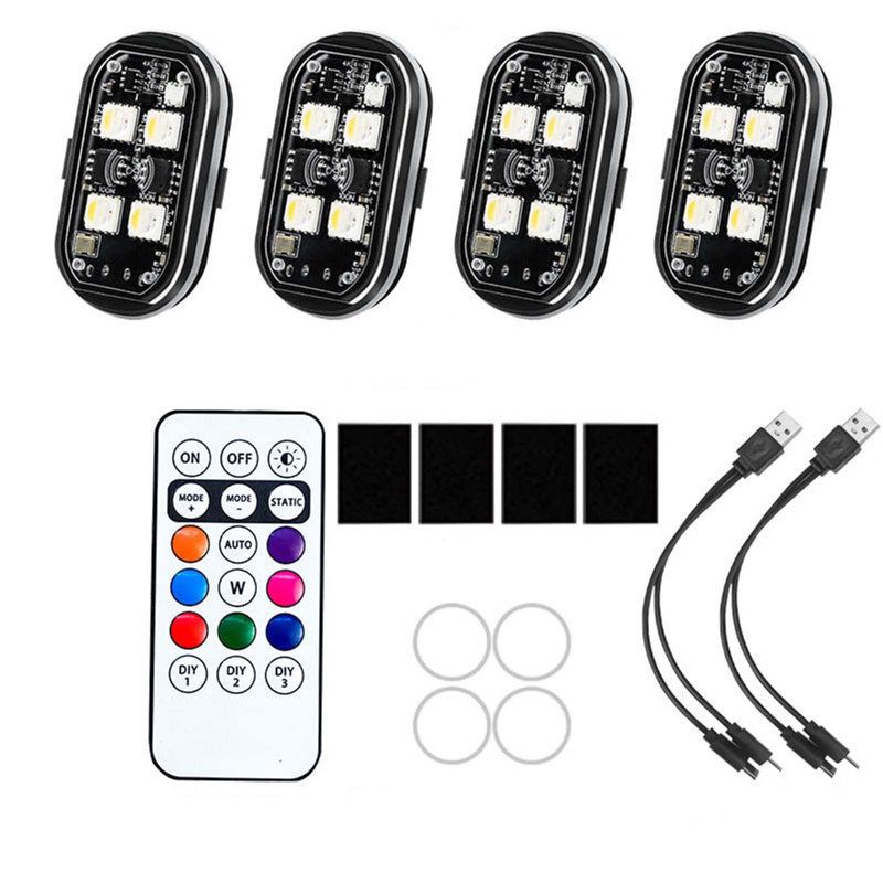 LED Remote Control Night Light For Cars And Motorcycles