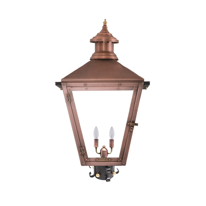 Dyersville Gas Powered Outdoor Lantern, 16" H x 16" W x 15" D