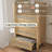 Rattan-Inspired 5 Drawers Dresser for Bedroom, 30.7" W Modern Chest of Drawers, Wood Drawer Organizer for Clothes, Entryway, Hallway, Nursery or Living Room, Oak-256978663