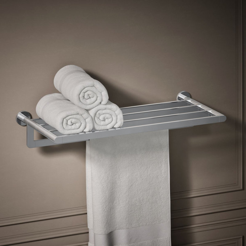 Porte-serviettes mural Hotelier, Argent