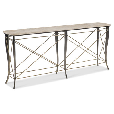 Belvedere 72 in. Stone Console Table