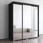 Armoire noire 71 "avec miroir Aria-872644190