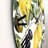 Lemon and Olive Branches I - Tropical wall clock-60329175