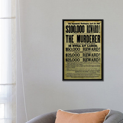 " Vintage Civil War Wanted Poster " by John Parrot