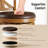  26" Swivel Upholstered Wood Counter Stool with K-shaped Back & Faux Leather Seat (Set of 2)-1033407917-1033526954