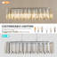 Luminaire de lustre moderne moderne en cristal