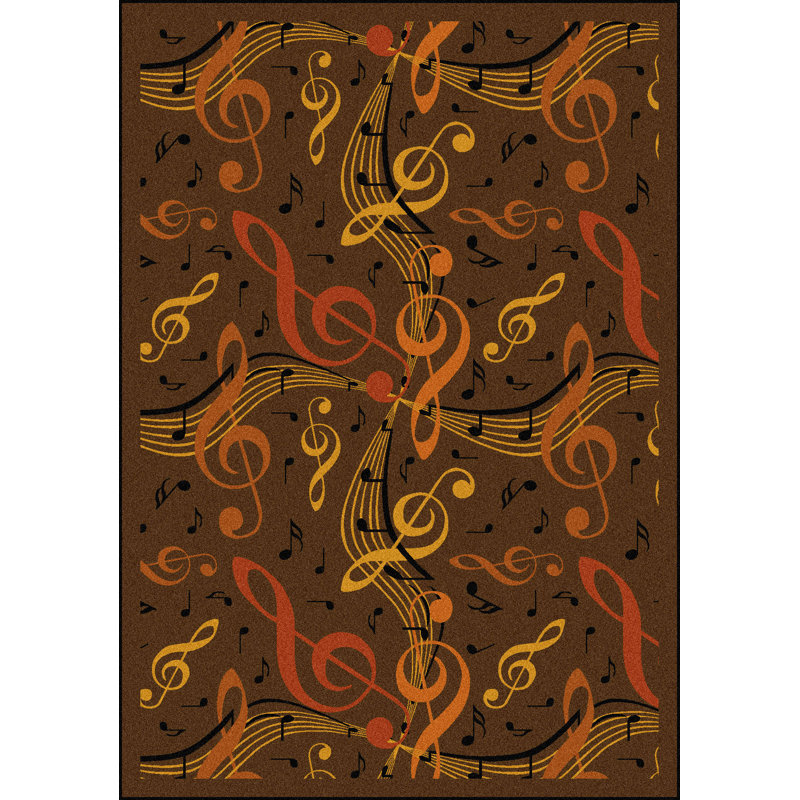Tapis «Whimsy» par Joy Joy, Rectangle 5 pi 4 po x 7 pi 8 po