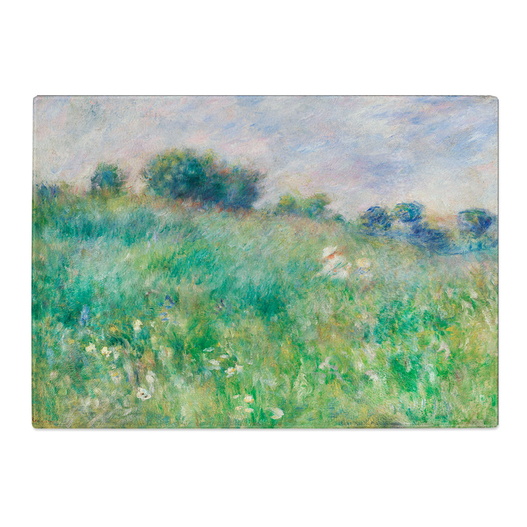 Meadow by Pierre-Auguste Renoir Chopping Board