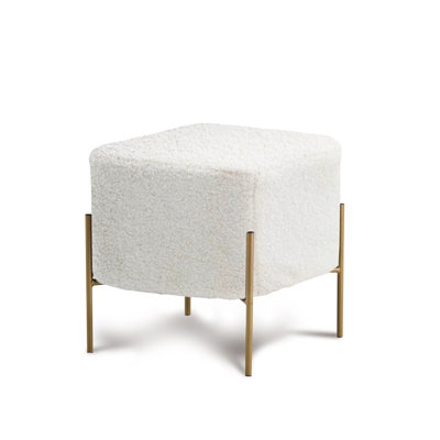 Velvet Ottoman