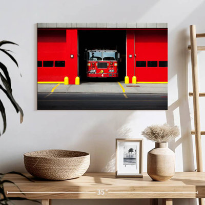 Lilie Stationed Fire Truck