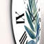 Tropical Green Leaf - horloge murale maison de campagne-60329528