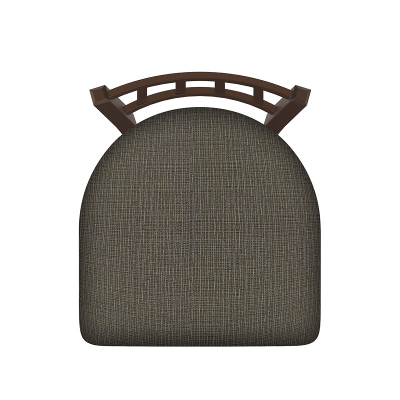 Chaise Contessa 610, Tissu graphique calice, Bronze