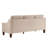 Modern 3 Person seat Sofa Couch with Scooped Armrest/Wood legs,for Livingroom Bedroom-1555552307