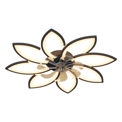 35.4In Ceiling Fan With Lights, Remote Control 3 Color Temperatures,6 Gear Wind Speed Fan Light
