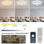 62cm 4-Light Square LED Ceiling Light