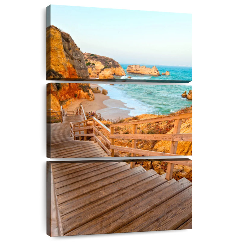 Lilie, Praia, Dona Ana, escalier de plage, H 45 po x l 28 po