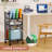 4-Tier Rolling File Cart With Hanging File Sorter, Mobile File Cabinet With Drawer For Home Office