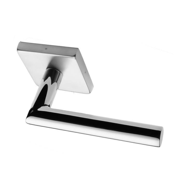 Privacy Door Lever, Double Dummy, Polished Stainless Steel