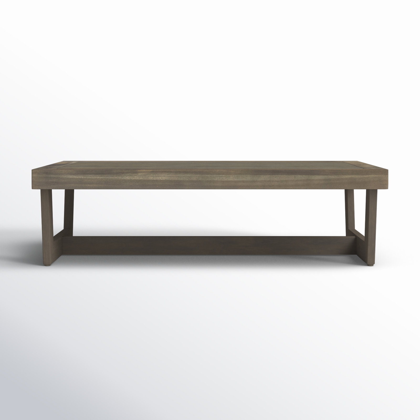 Louise 39.5'' Outdoor Coffee Table, Gray