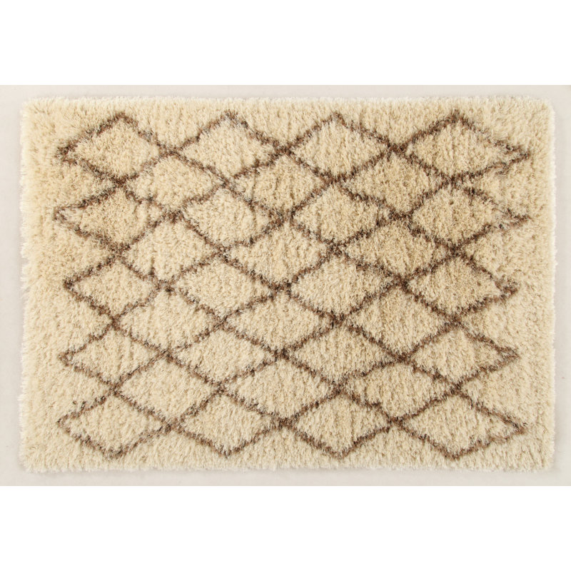 Dana Geometric Wool Area Rug, Rectangle 160 x 230cm